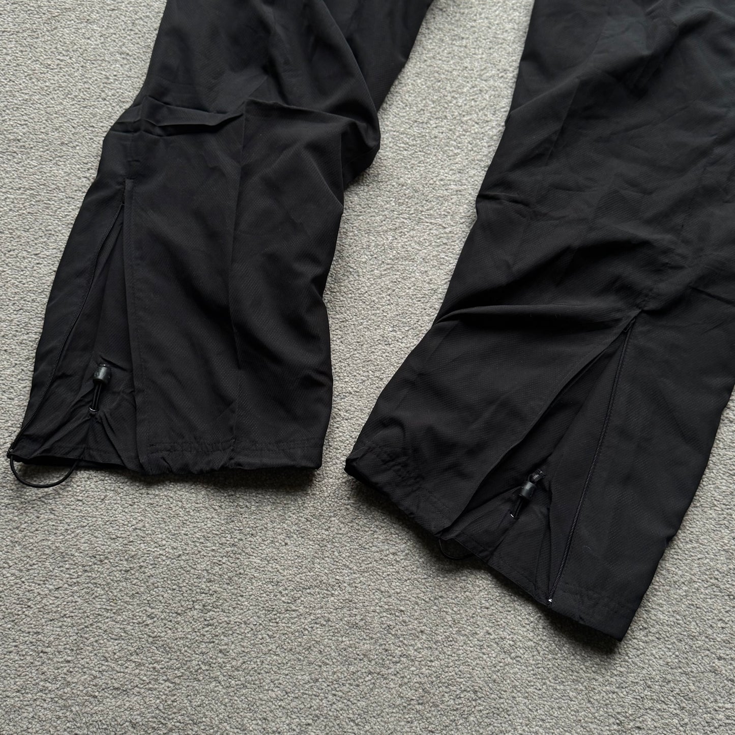 RARE 2000s Nike Trackpants Black BRAND NEW - (S)