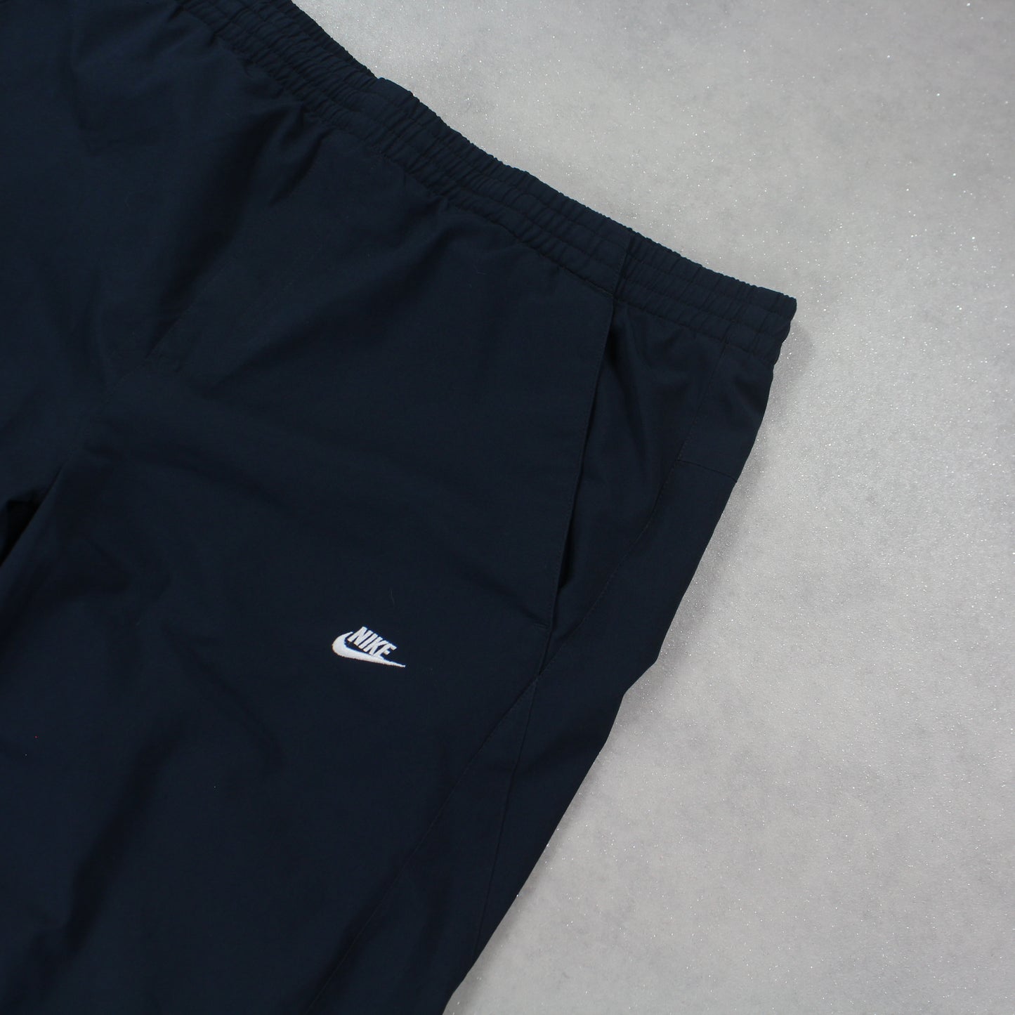 RARE 2000s Baggy Nike Trackpants Navy - (L)