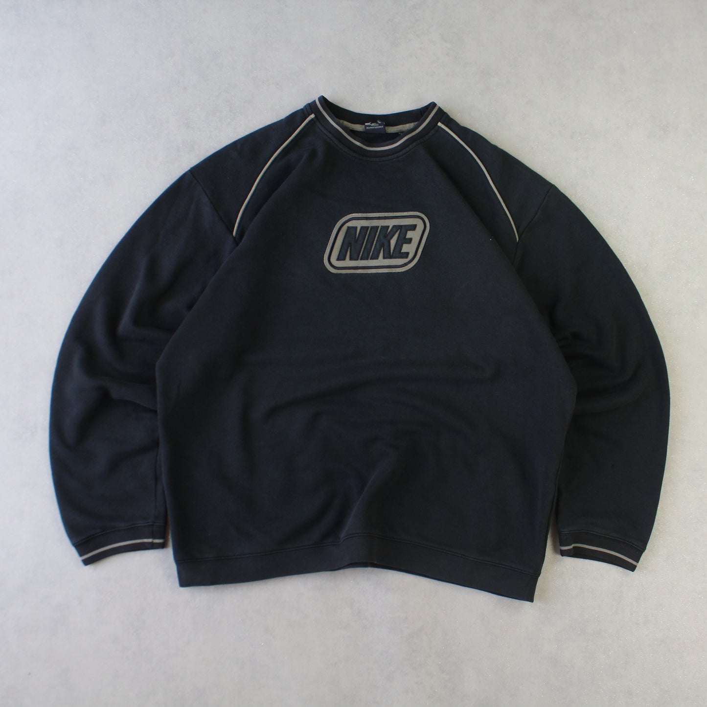 RARE 2000s Nike Sweatshirt Black - (XL)