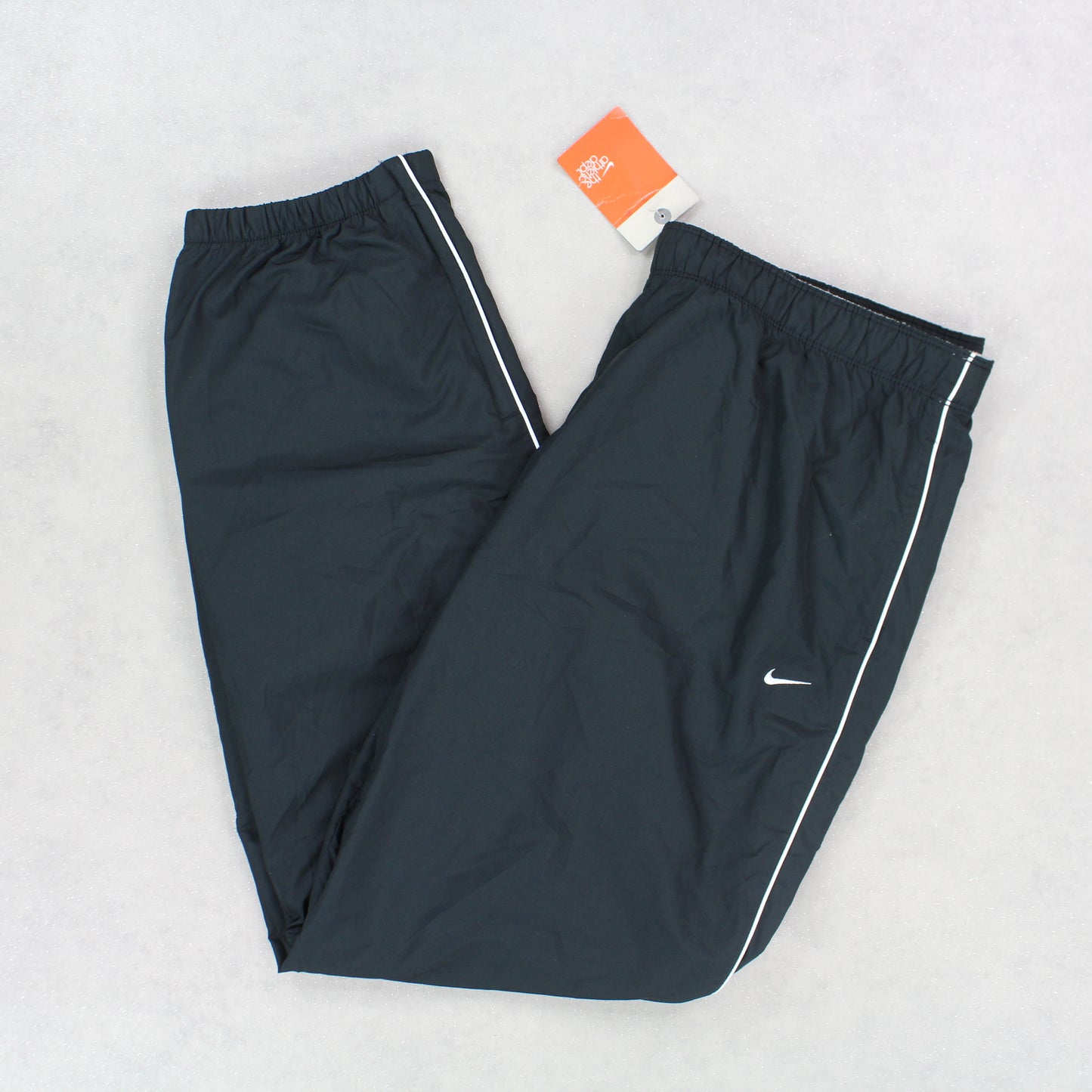 SUPER RARE Vintage 00s Nike Trackpants Black BNWT - (L)