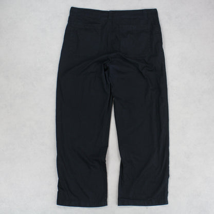 RARE Vintage 00s Baggy Nike Trousers Black - (L)