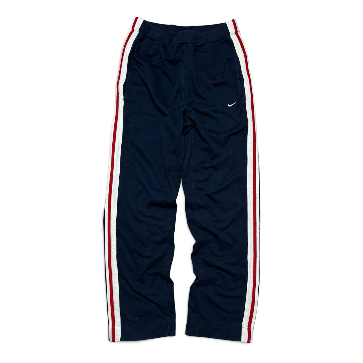 RARE 2000s Wide Leg Nike Joggers Navy - (S)