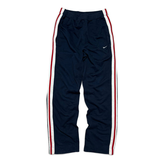 RARE 2000s Wide Leg Nike Joggers Navy - (S)