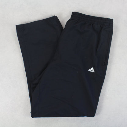 Vintage 00s Adidas Trackpants Black - (L)