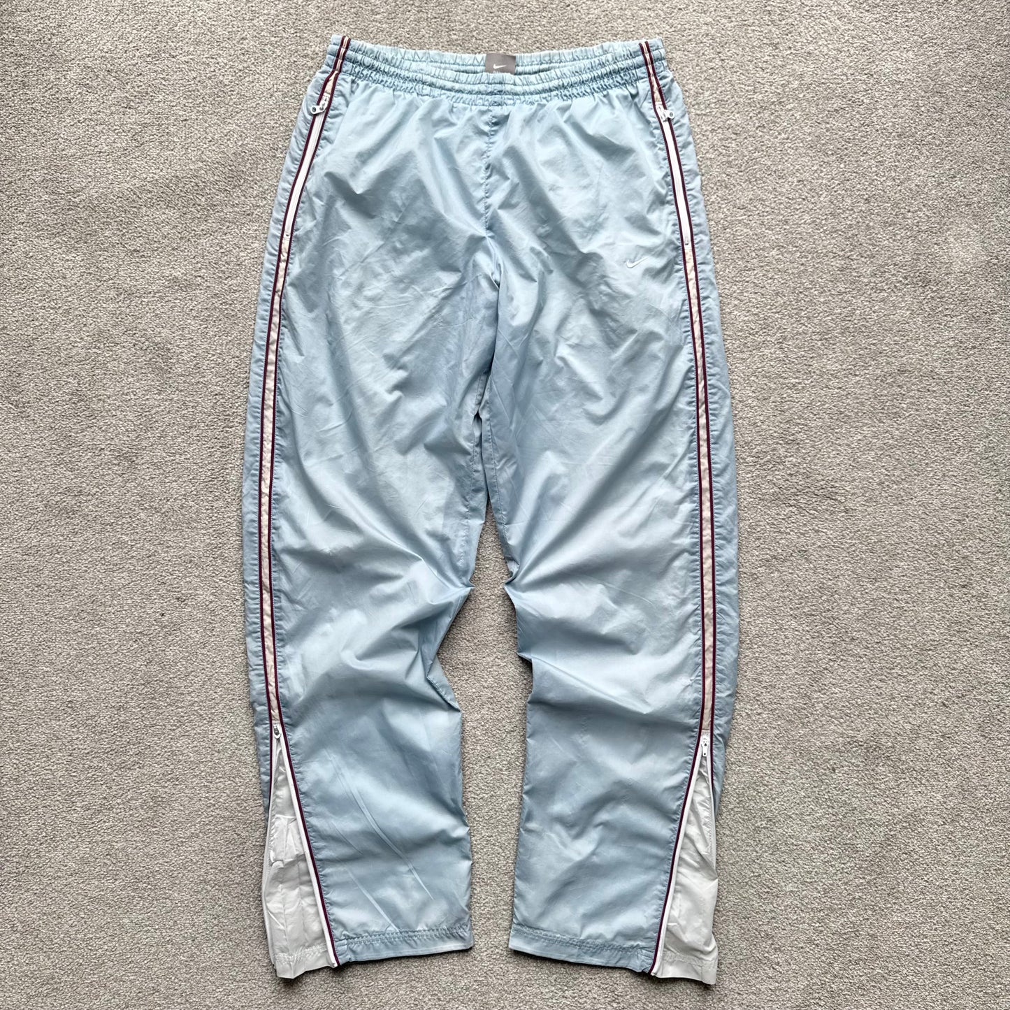 RARE 2000s Nike Trackpants Baby Blue - (S)