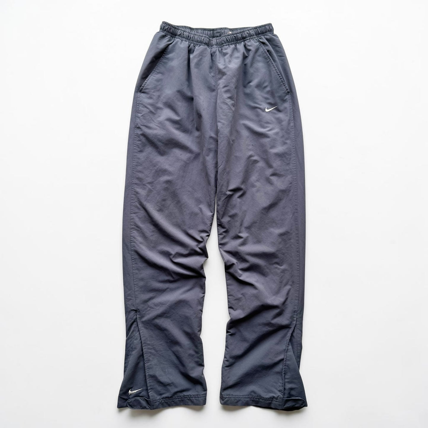 RARE 2000s Nike Trackpants Grey - (S)