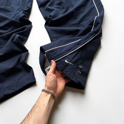 RARE 2000s Baggy Nike Trackpants Navy - (M)