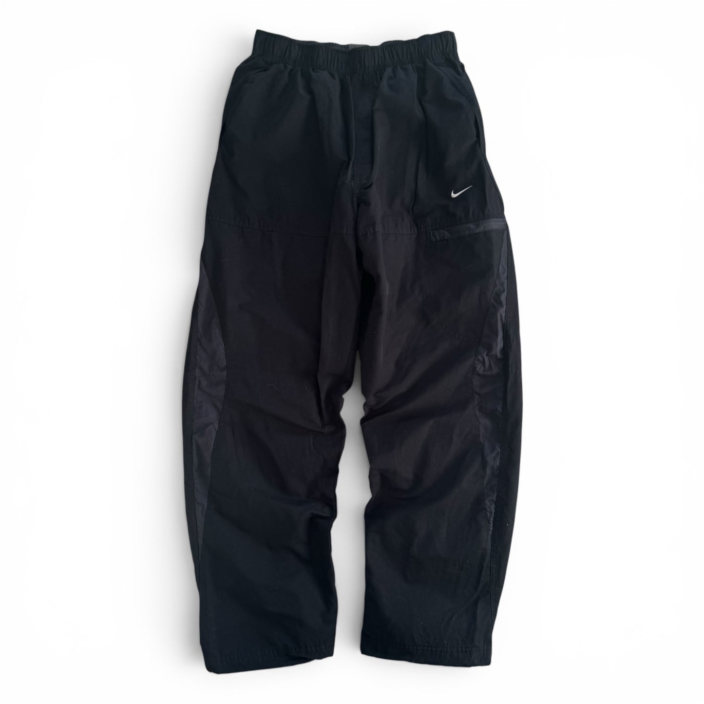 SUPER RARE 2000s Nike Air Max Trackpants Black - (S)