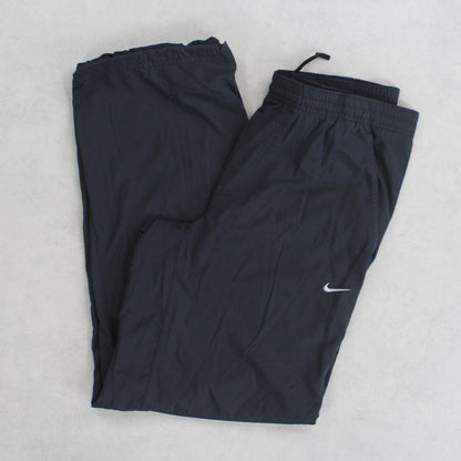 RARE Vintage 00s Nike Trackpants Grey - (L)