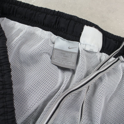 RARE 2000s Baggy Nike Trackpants Black - (L)