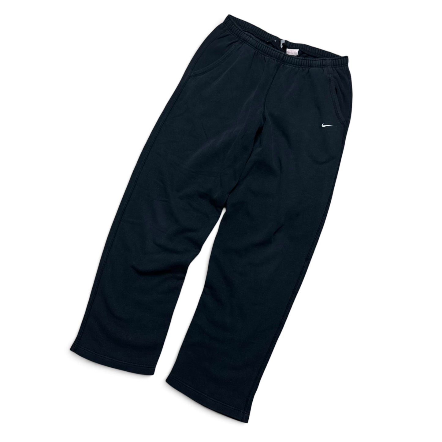 RARE 2000s Baggy Nike Joggers Black - (L)