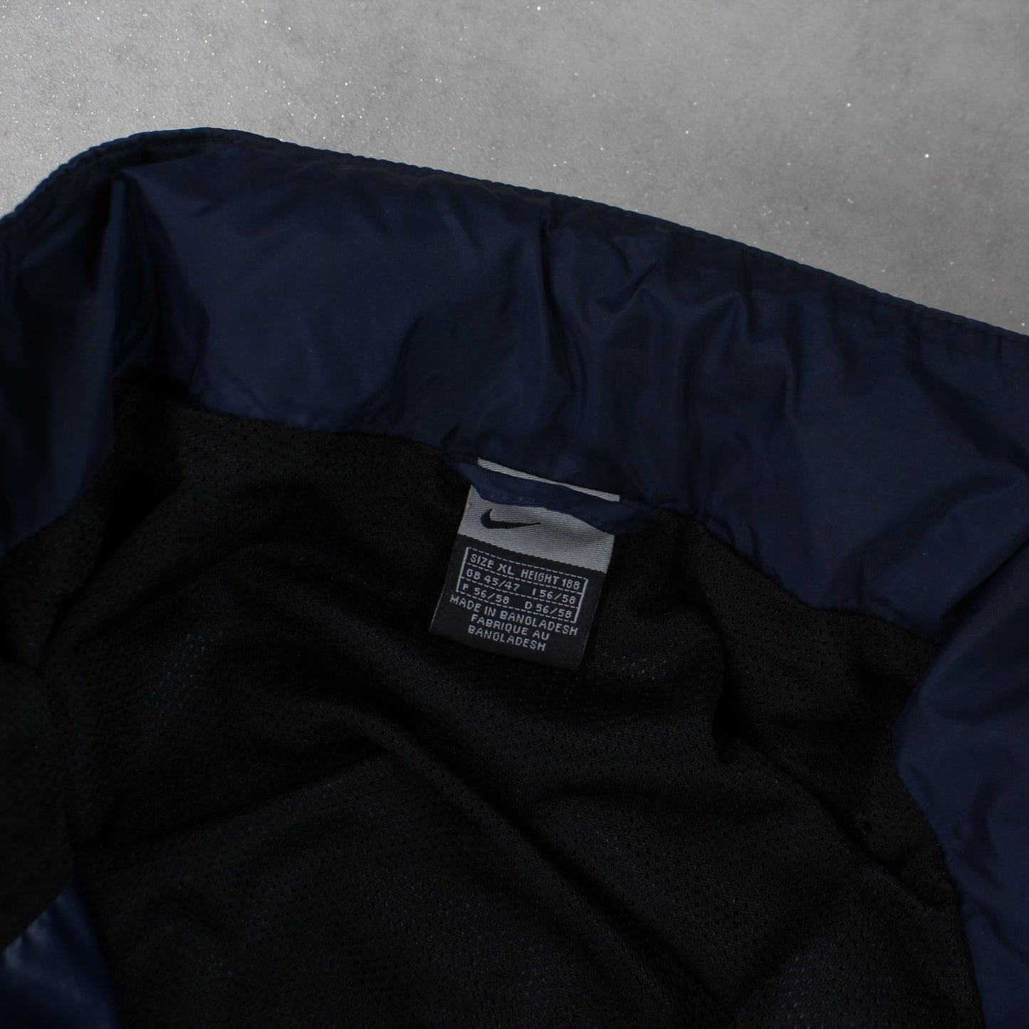 RARE 00s Nike Track Jacket Navy - (XL)