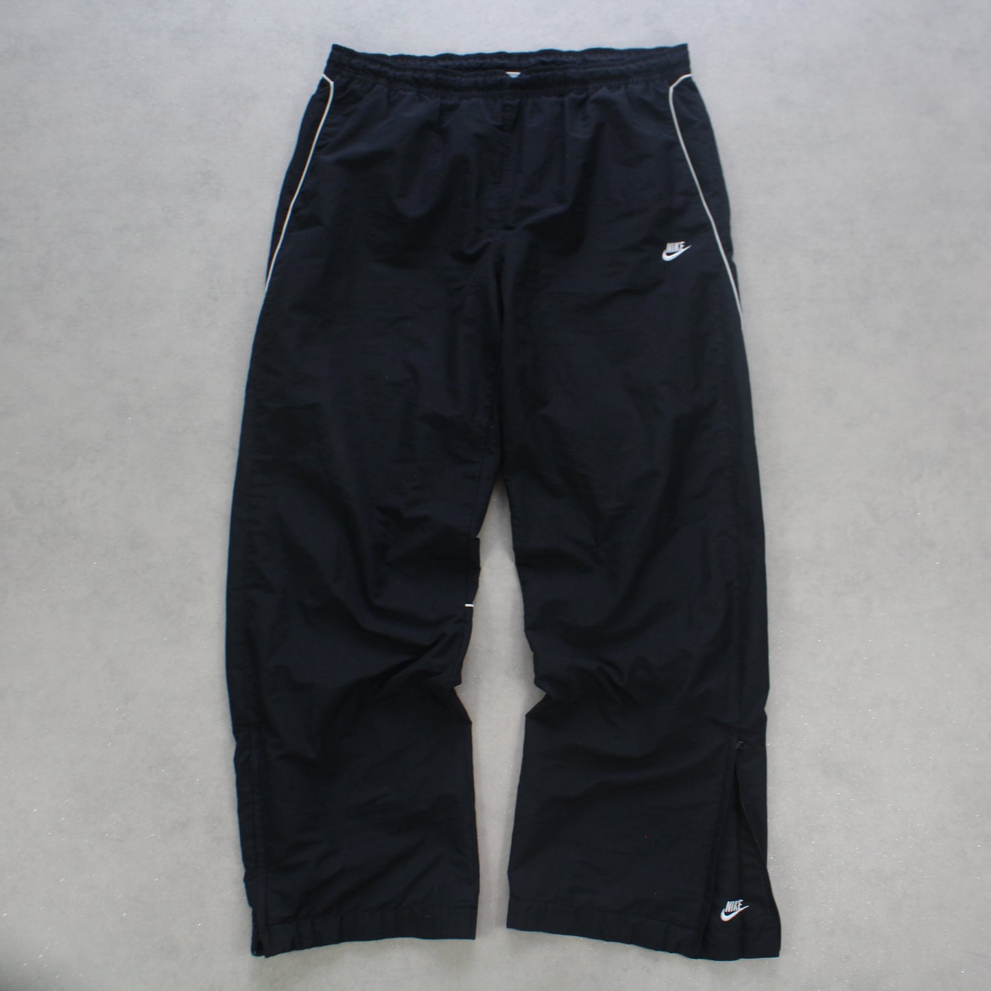 RARE 2000s Nike Trackpants Black - (L)