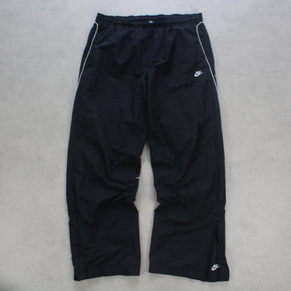 RARE 2000s Nike Trackpants Black - (L)