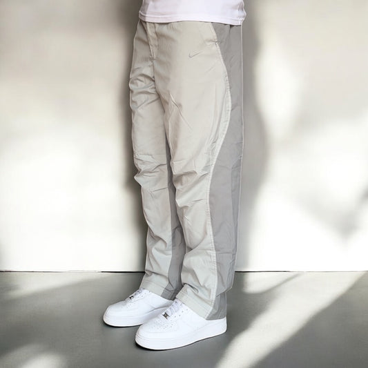 RARE 2000s Baggy Nike Trackpants Grey - (M)