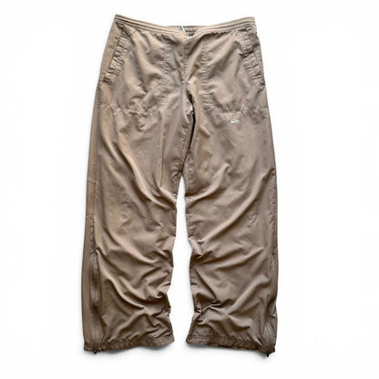 RARE 2000s Nike Trackpants Light Brown - (S)