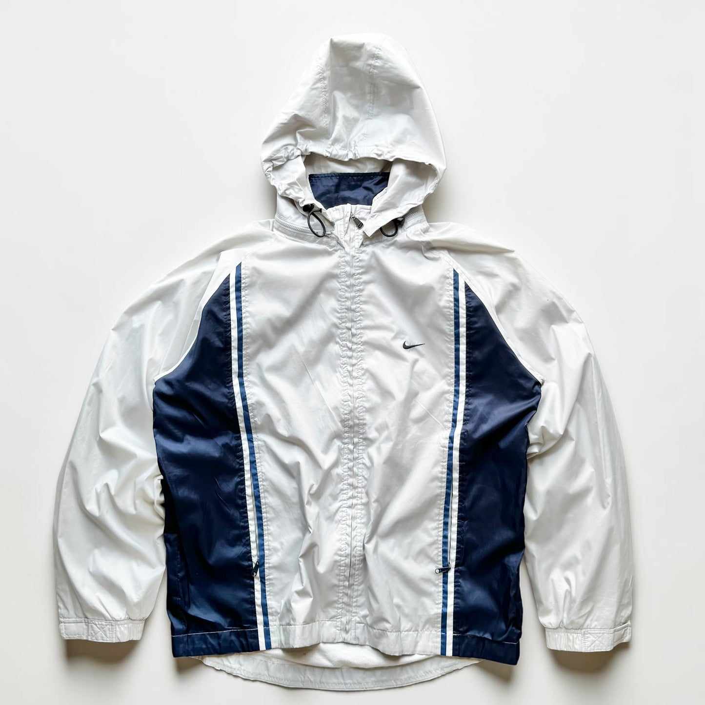 RARE 2000s Nike Track Jacket Grey - (M)