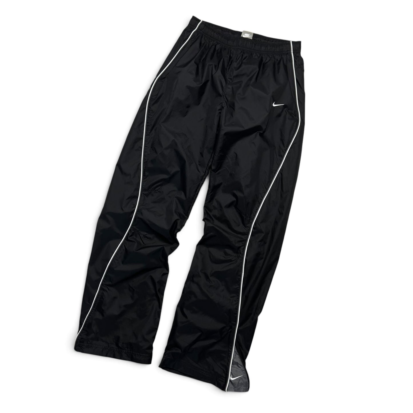 SUPER RARE 2000s Nike Trackpants Black - (S) | PREMIUM