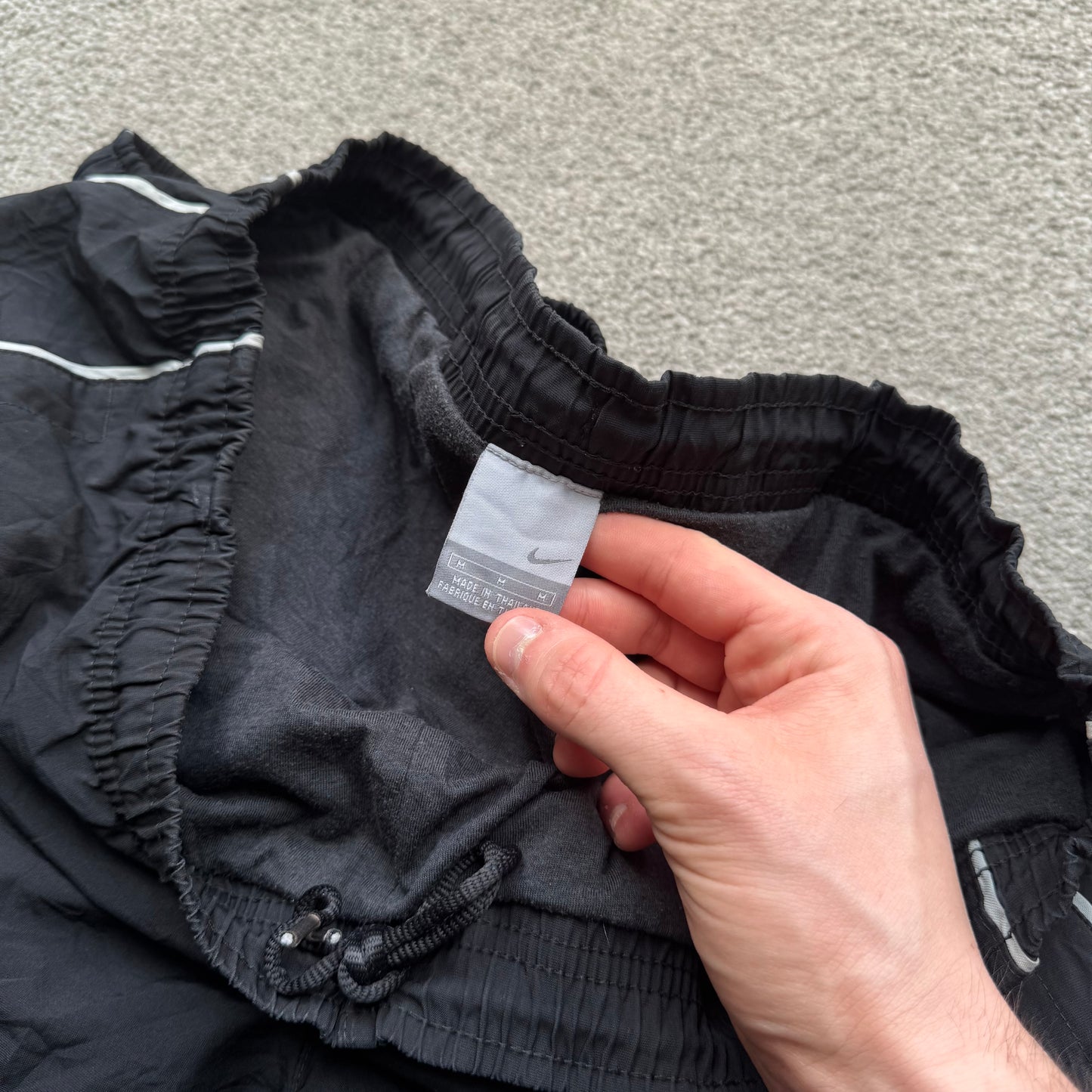 RARE 2000s Nike Trackpants Black - (M)
