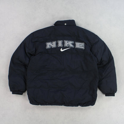 SUPER RARE 1990s Nike Puffer Jacket Black - (S)