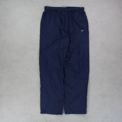 RARE 00s Nike Trackpants Navy - (L)