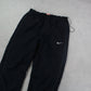 RARE 00s Nike Air Trackpants Black - (M)