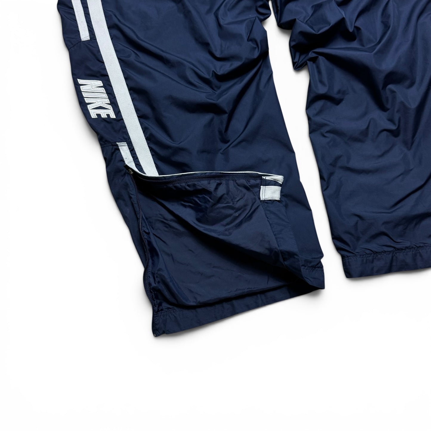 RARE 2000s Baggy Nike Trackpants Navy - (L)