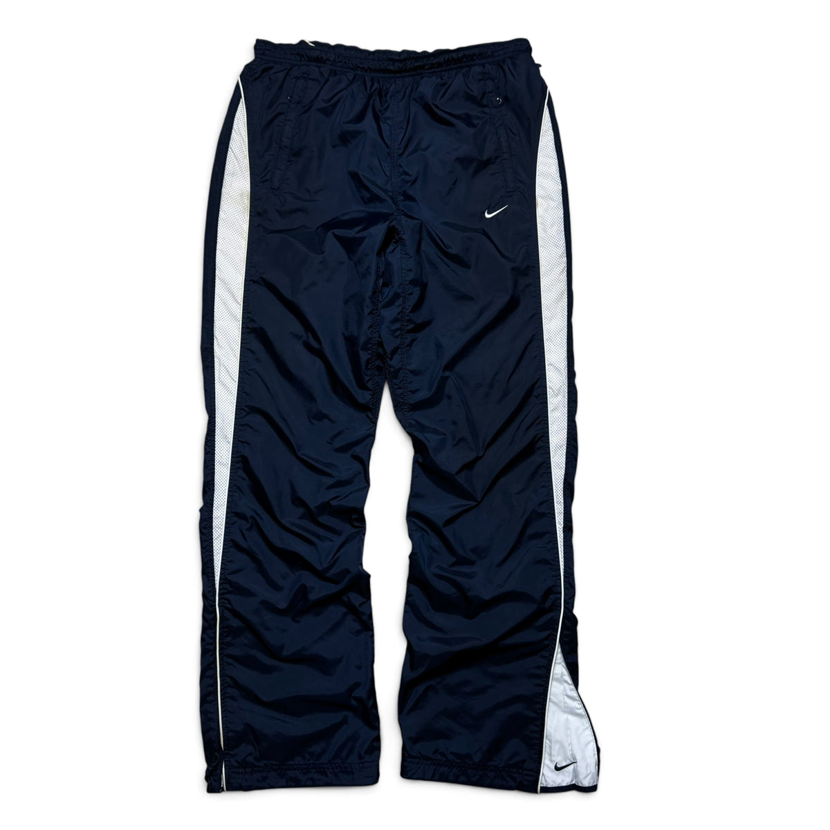 SUPER RARE 2000s Nike Trackpants Navy - (L) | PREMIUM