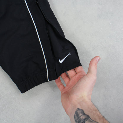 RARE 00s Nike Trackpants Black - (S)