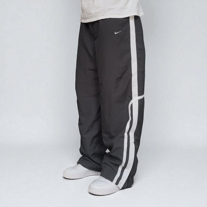 RARE 2000s Baggy Nike Trackpants Grey - (L)