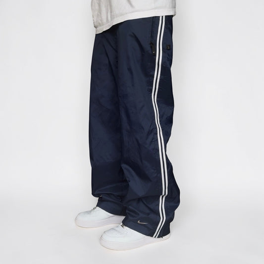 RARE 2000s Baggy Nike Trackpants Navy - (M)