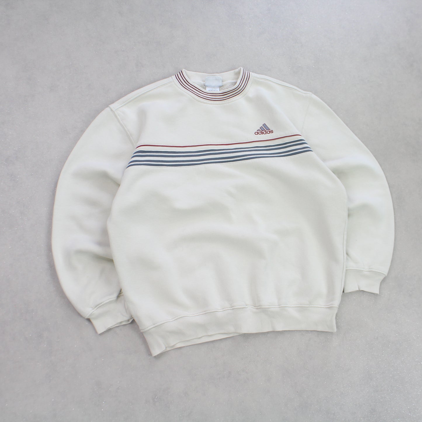 Copy of RARE Vintage 1990s Adidas Sweatshirt Cream - (S)