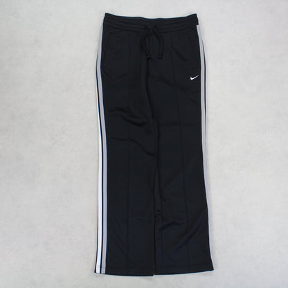 RARE 00s Nike Trackpants Black - (S)