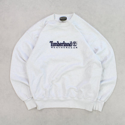 RARE 90s Timberland Sweatshirt Grey - (M)