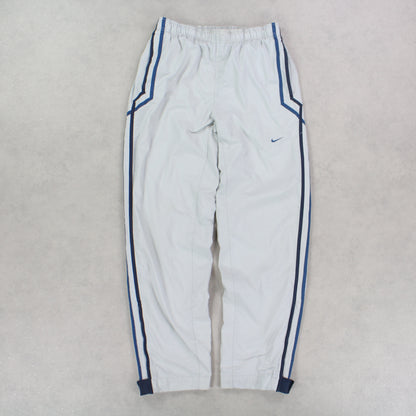 SUPER RARE 00s Nike Trackpants White - (S)