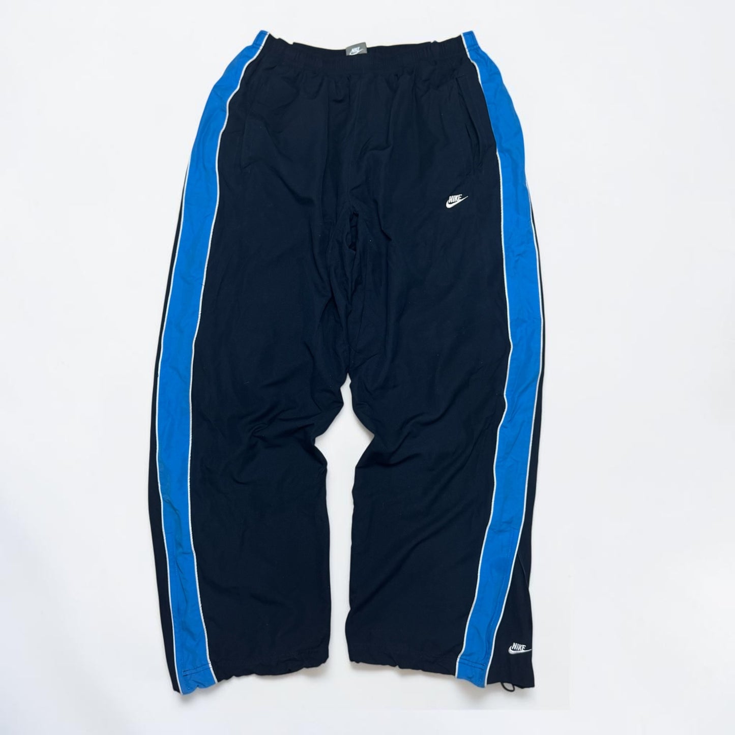 RARE 2000s Baggy Nike Trackpants Navy *PREMIUM* - (L)