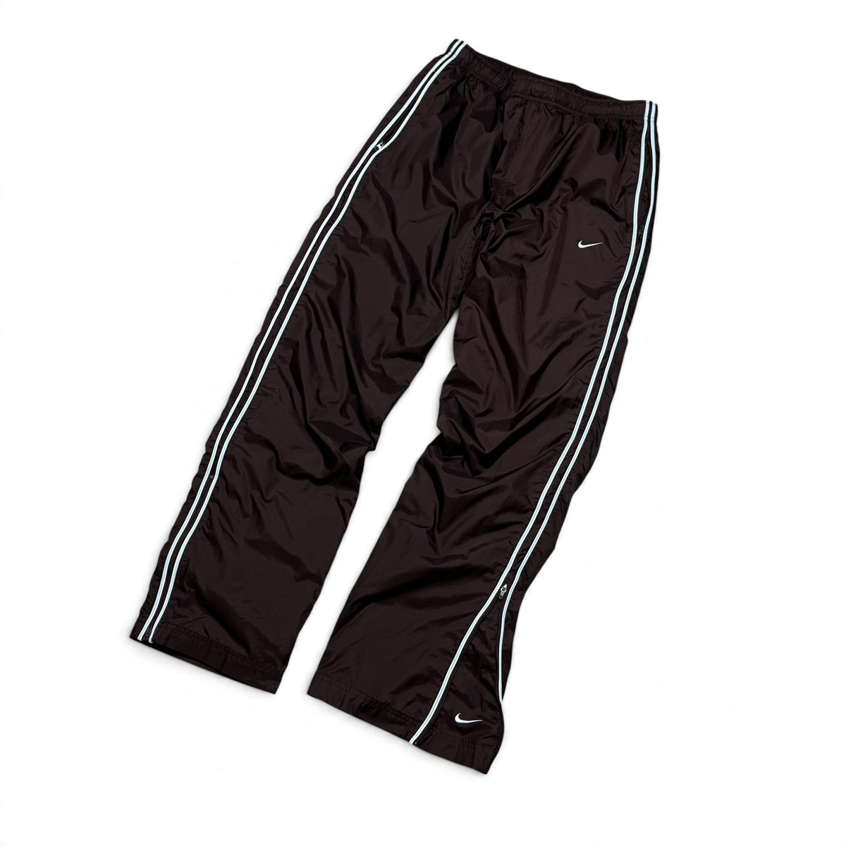 ULTRA RARE 2000s Nike Trackpants Brown - (M) | PREMIUM