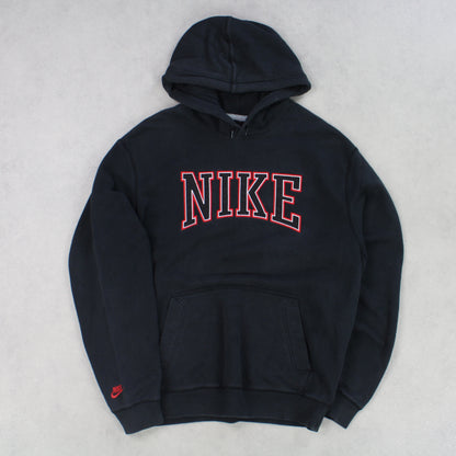 RARE Vintage 00s Nike Spell Out Hoodie Black - (S)