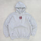 RARE Vintage 1990s Nike Hoodie Grey - (XL)