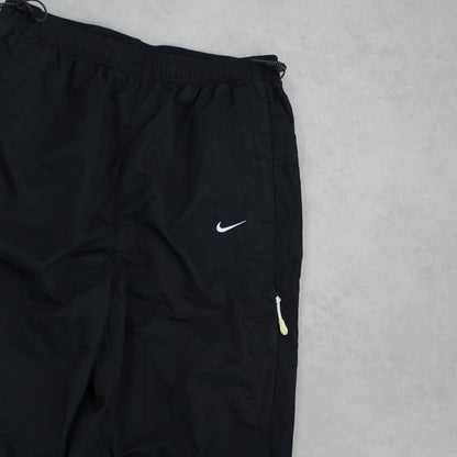 RARE 00s Nike Trackpants Black - (S)