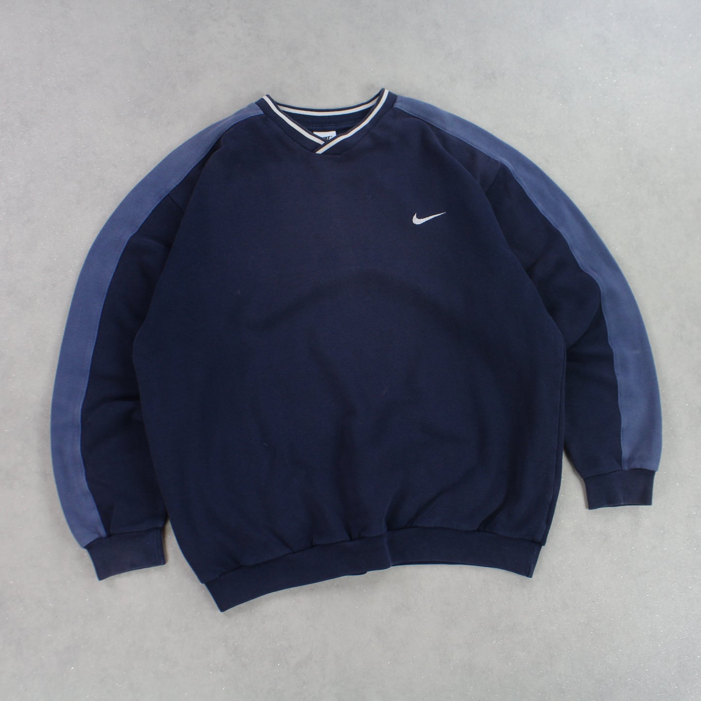 RARE 90s Nike Sweatshirt Navy - (L)