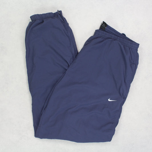 RARE Vintage 1990s Nike Trackpants Navy - (L)
