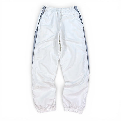 SUPER RARE 2000s Nike Trackpants White *PREMIUM* - (M)