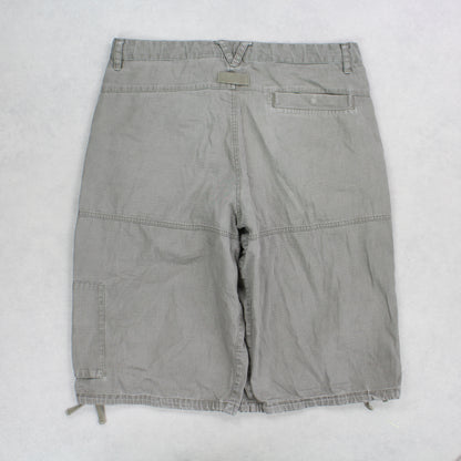 RARE Vintage 00s Nike Cargo Shorts Grey - (XL)