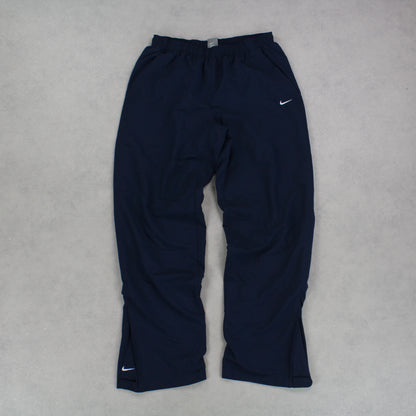RARE 2000s Nike Trackpants Navy - (L)
