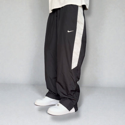 RARE 2000s Baggy Nike Trackpants Black - (L)