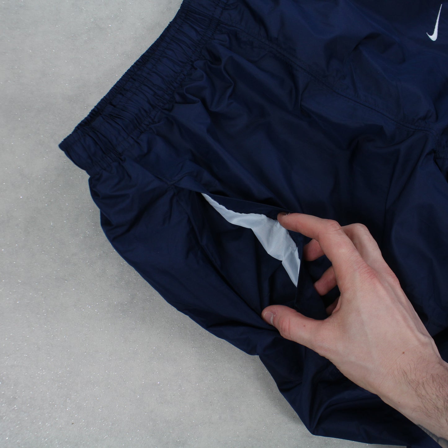 RARE 00s Nike Trackpants Navy - (S)