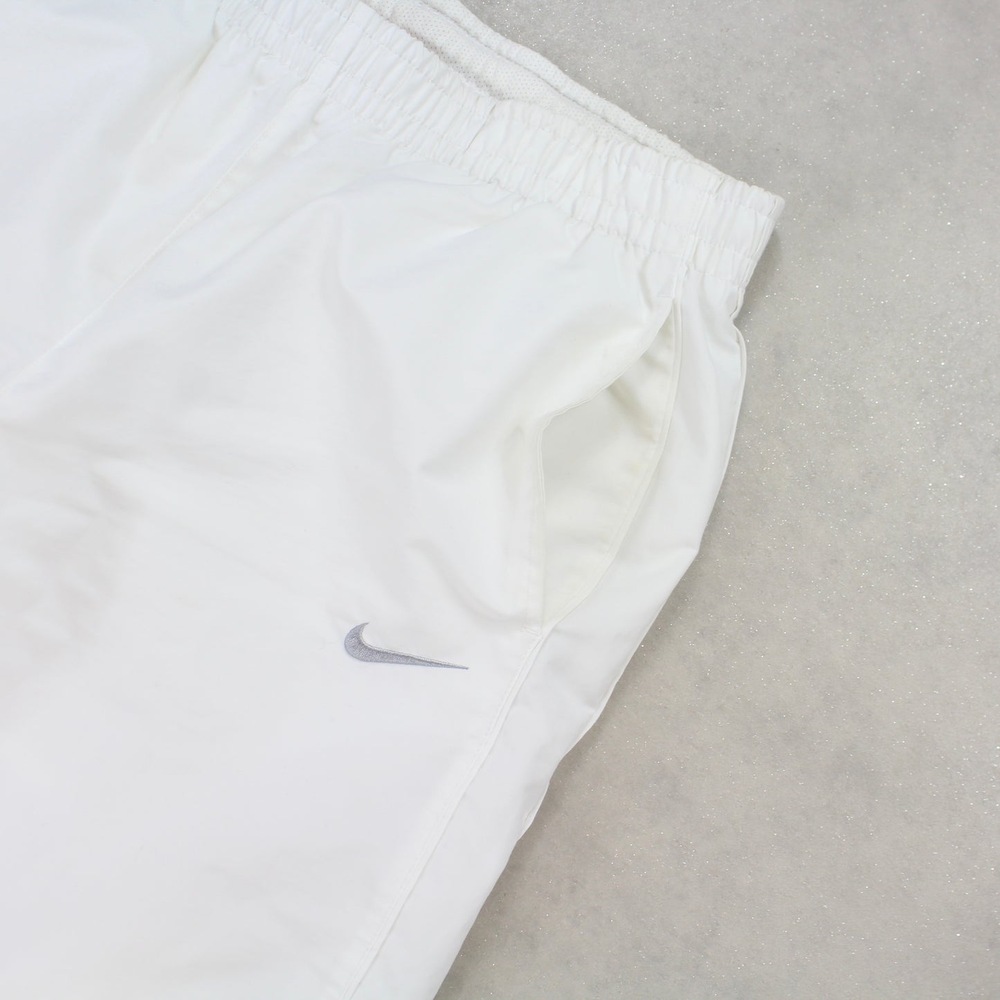 RARE 2000s Nike Trackpants White - (M)