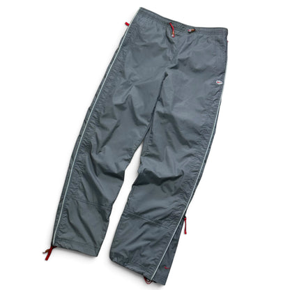 SUPER RARE 2000s Nike Hex Trackpants Grey - (S) | PREMIUM