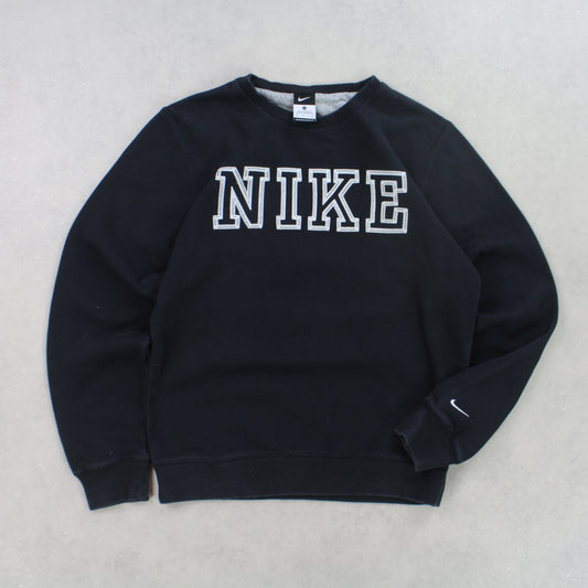 RARE 2000s Nike Sweatshirt Black - (S)